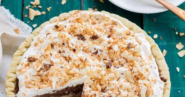 Chocolate Coconut Cream Pie