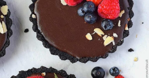 No Bake Mini Chocolate Tarts
