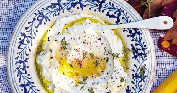 Roasted Garlic and Feta Hummus