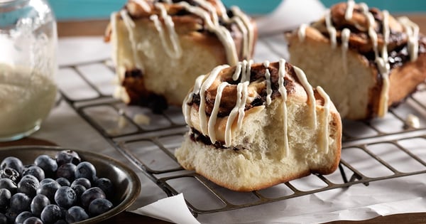 Blueberry Cinnamon Rolls
