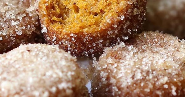 Baked Pumpkin Donut Holes