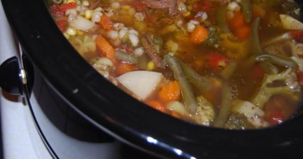 French Dip Barley Soup