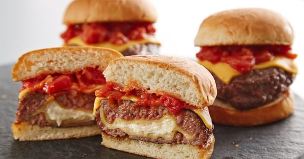 Ravioli Stuffed Sliders