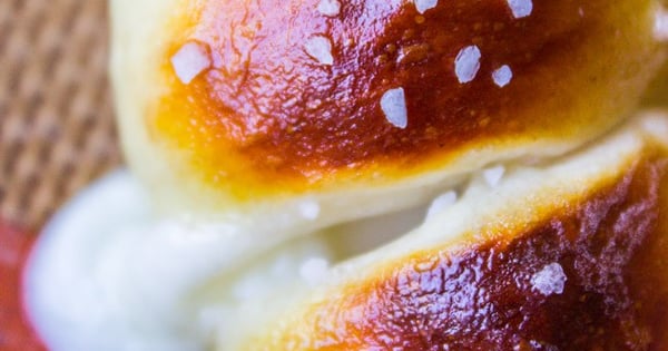 Mozzarella-Stuffed Soft Pretzels