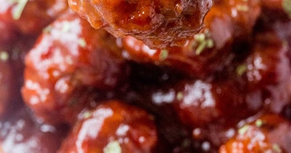 Cranberry BBQ Cocktail Meatballs