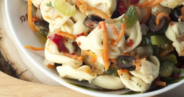 Antipasto Tortellini Salad with Honey Vinaigrette