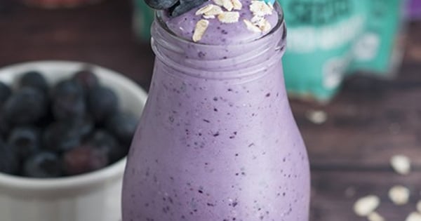Blueberry Muffin Smoothie + The Soulfull Project