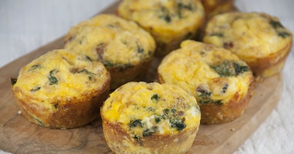 Scrambled Egg Breakfast Muffins
