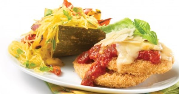 Gluten-Free Crunchy Breaded Chicken Breast Burgers alla Parmigiana