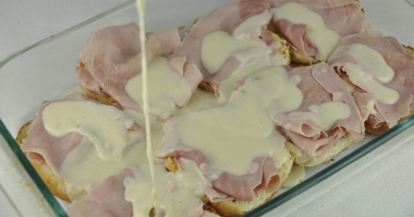 Open Faced Croque Monsieurs