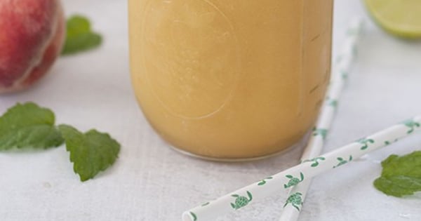 Frozen Peach Mojito