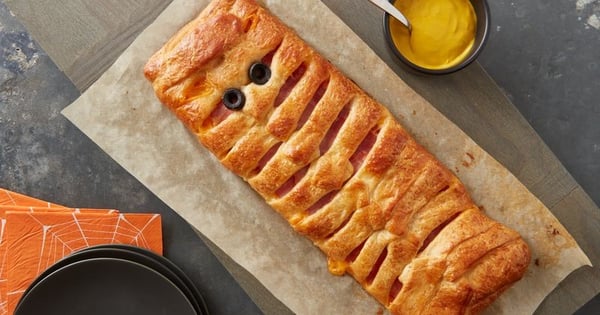 Ham and Cheese Crescent Mummy