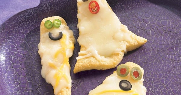 Cheesy Crescent Ghosts