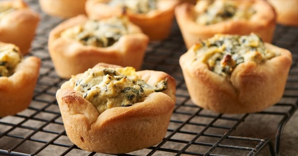 Spinach-Artichoke Mini Bites