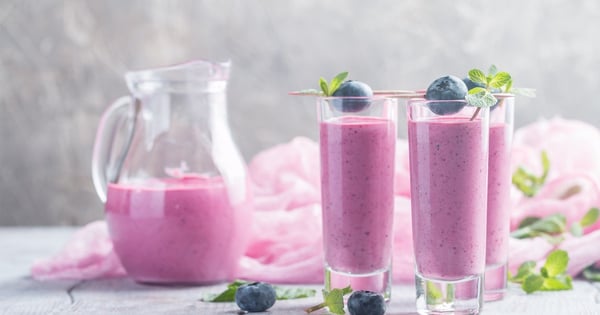 Blueberry Pineapple YOP Smoothie
