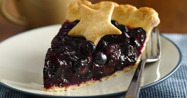 Fresh Blueberry Pie