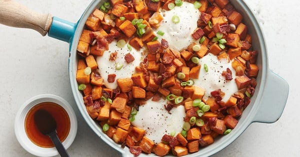 Bacon and Egg Sweet Potato Hash