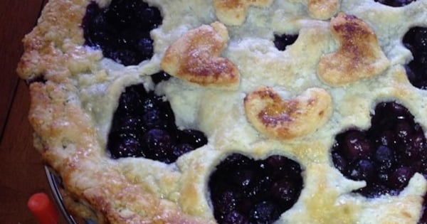 Grandma's Blueberry Pie