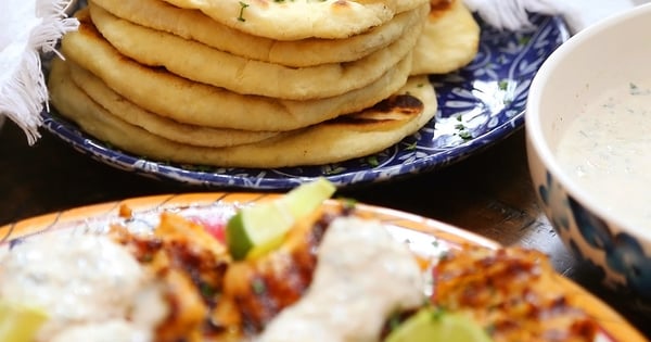 Homemade Naan (Soft Flatbread)