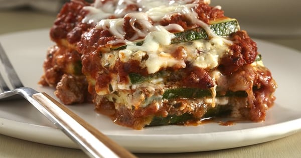 Zucchini Lasagna with Ground Turkey