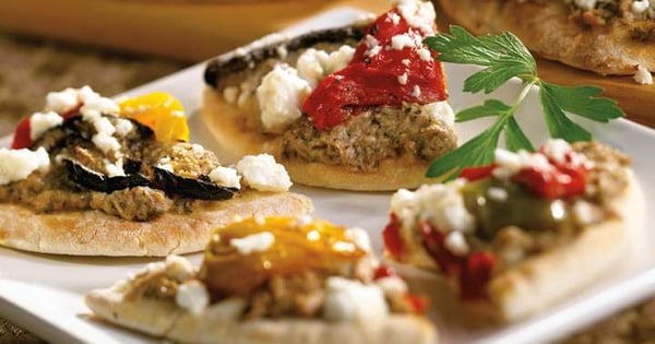 Middle Eastern Mini Pita Bites