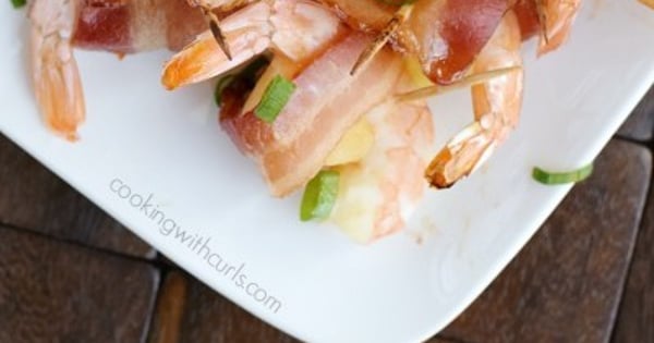 Teriyaki Bacon Wrapped Shrimp