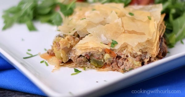 Greek Summery Meat Pie