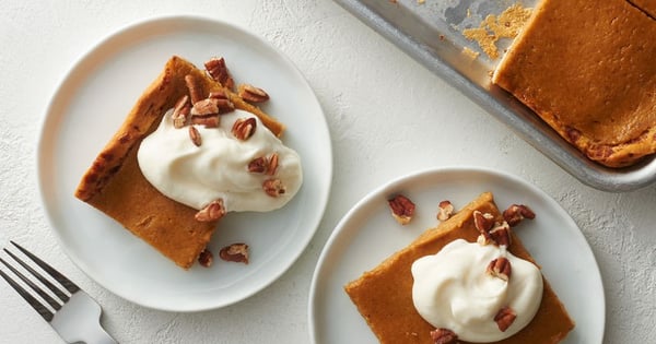 Maple-Pumpkin Cinnamon Roll Slab Pie