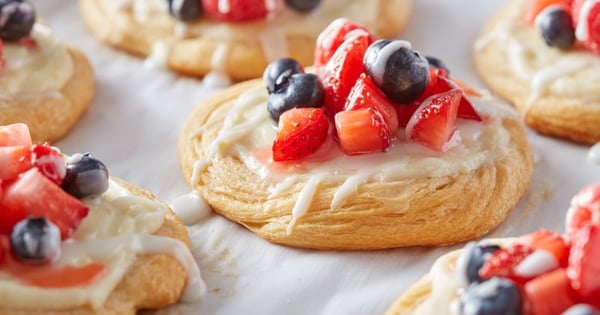 Mixed Berry Cream Cheese Danish