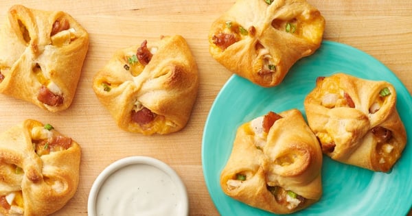 Sweet Hawaiian Chicken Bacon Ranch Crescent Bites