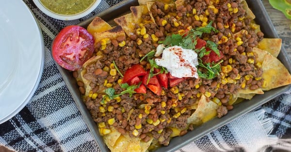 Baked Bean Nachos