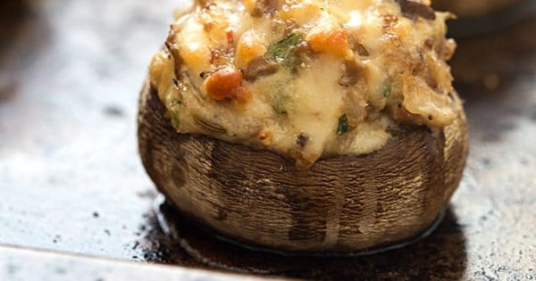 Italian Stuffed Mushrooms with Sausage