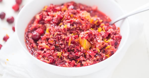 Cranberry Orange Relish