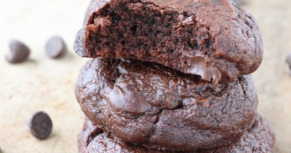 Quadruple Chocolate Pudding Cookies