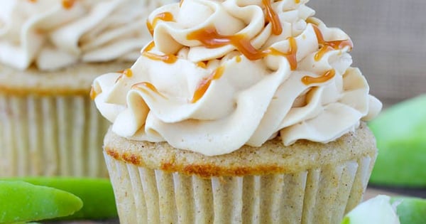 Caramel Apple Cupcakes