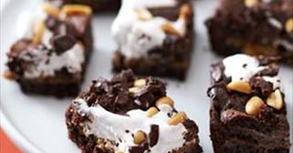 Chocolate-Peanut Butter Mallow Bars