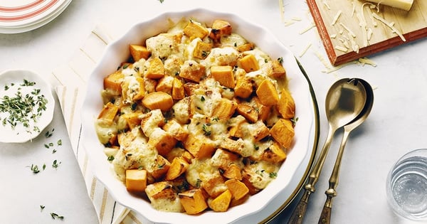 Golden Sweet Potato Bake