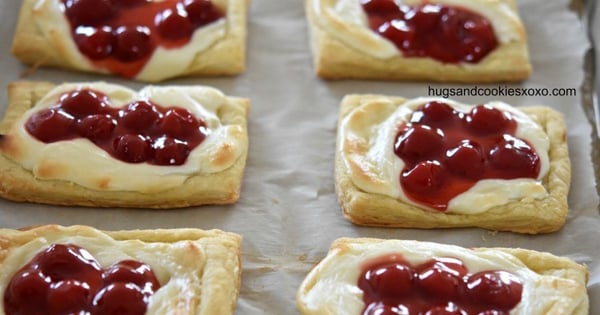 Cherry Cream Cheese Danish