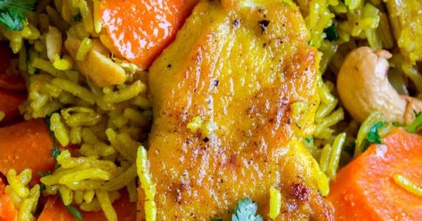 Chicken Biryani (30 Minute Indian Chicken & Rice)