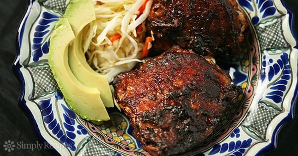 Red Chile Marinated Grilled Chicken