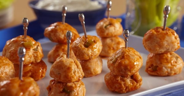 Buffalo Chicken Meatballs