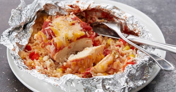 Salsa Chicken Foil Packs