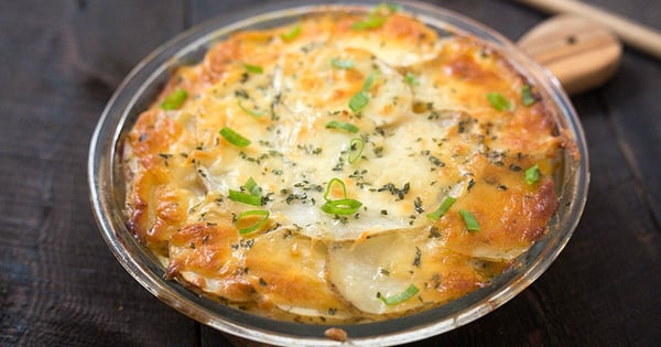 Skinny Chicken Loaded Potato Casserole