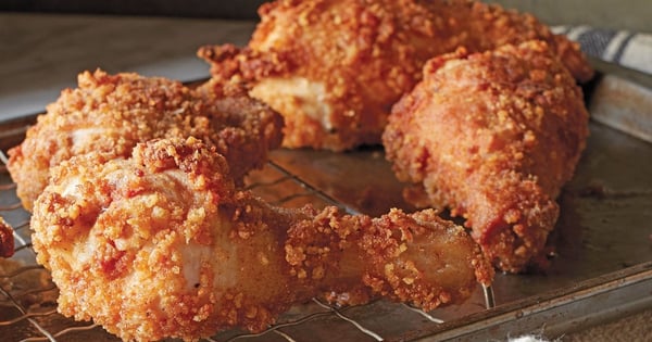 Kefir-Battered Cast-Iron Fried Chicken