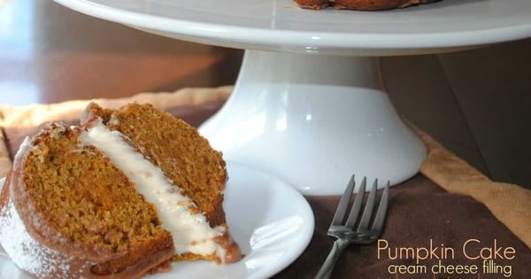 Pumpkin Cake with Chocolate Ganache