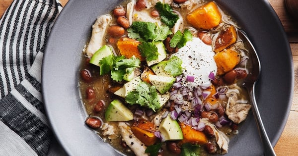 Slow-Cooker Green Chicken Chili