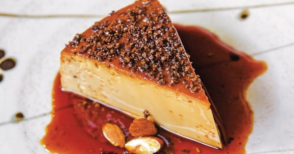 Pressure-Cooker Espresso and Toasted Almond Flan