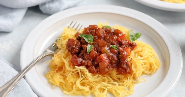 One-Pot Turkey Bolognese with “Spaghetti”