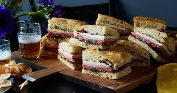 Slab Muffuletta