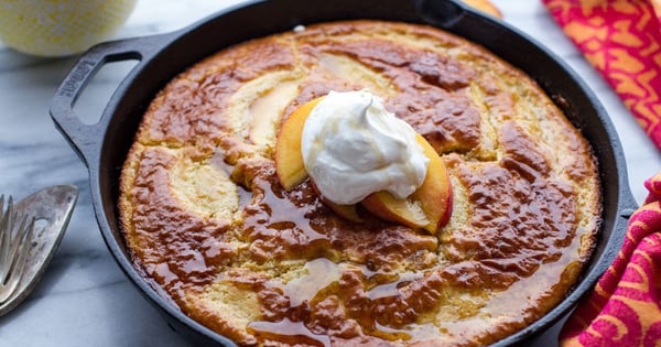 Make-Ahead Peach Breakfast Bake